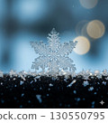Sparkling snowflakes 130550795