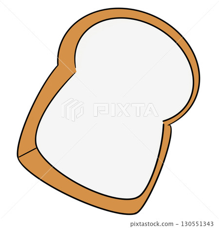 Illustration of simple bread 130551343