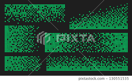 Green cube pixel pattern textures 130551535