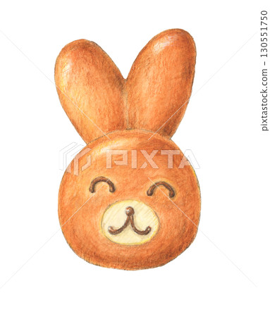 Niko Niko Pan 兔子手繪水彩與色鉛筆插畫 Niko Niko Pan 兔子手繪水彩與色鉛筆插畫 130551750