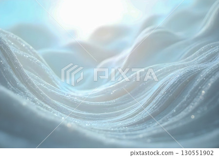 abstract blue background with white wave 130551902