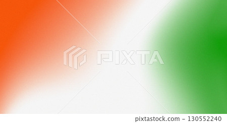 The background is in the colors of the Indian flag with a grainy texture 130552240