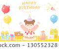 孩子的生日派對插圖-女孩 130552328