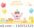 孩子的生日派對插圖-男孩 130552329