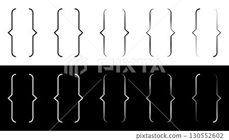 Bracket icon. Simple sign symbols bracket icon for infographic, websites, web design. 130552602