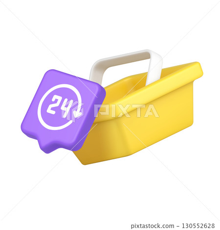 3d Realistic Icon Of Yellow Shopping Cart With Lilac Speech Bubble For 247 Online Store Availability 3d Realistic Icon Of Yellow Shopping Cart With Lilac Speech Bubble For 247 Online Store Availability 130552628