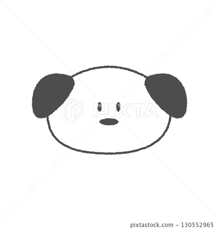 手繪風格十二生肖圖示[狗] 130552965