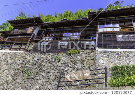 Bansenso (former Matsui family residence), Ozu City, Ehime Prefecture, exterior and stonework 130553077