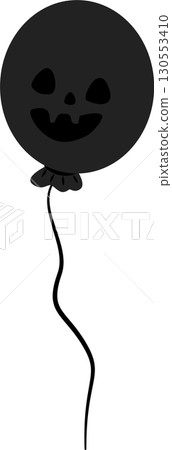 Scary black balloon 130553410