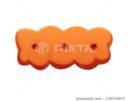 Dessert font, sweet candy type and bakery pastry typeface of confectionery, cartoon vector. Dessert font minus sign or dash hyphen mark as biscuit type or cracker cookie for bakery pastry typeface 130554037