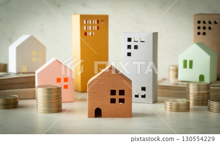 Real estate and money, property, assets, property, residence, real estate, house 130554229