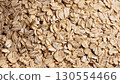 Close-up shot of dry oatmeal, perfect for patterns 130554466