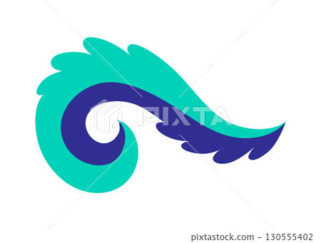 Mexican traditional flower. Ethnic embroidery decoration. Ornate folk graphic, wallpaper element. Festive mexican floral motif. Vector illustration Mexican traditional flower. Ethnic embroidery decoration. Ornate folk graphic, wallpaper element. Festive mexican floral motif. Vector illustration 130555402