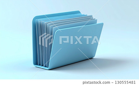 stack of books isolated on the white background 130555481