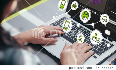 Game development, program development environment, VR device, image material 130555556