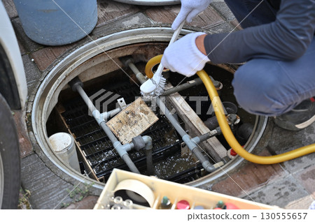 Combined septic tank maintenance, inspection, cleaning, and maintenance 130555657