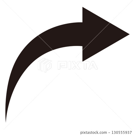 Vector illustration of a simple arrow icon. Arrow, direction, orientation Vector illustration of a simple arrow icon. Arrow, direction, orientation 130555937