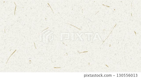 Seamless mulberry paper texture with cream background, ecru fibers, fine grain and soft speckles. 130556013