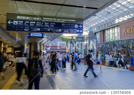 Yokohama Station, in front of the East Exit ticket gate, Yokohama City, Kanagawa Prefecture 130556908