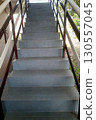 Stairway Made of Concrete Slabs 130557045
