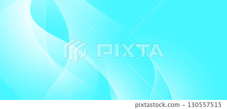 Modern abstract blue background with white flowing lines. Futuristic digital technology concept. vector illustration 130557515