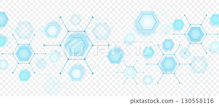 Molecular structure and genetic engineering, atom, neural network, neurons, DNA molecule. Scientific research concept for healthcare, medical, technology, chemistry, science template presentation Molecular structure and genetic engineering, atom, neural network, neurons, DNA molecule. Scientific research concept for healthcare, medical, technology, chemistry, science template presentation 130558116