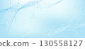 Global network connection website header or banner design. Abstract background with connecting dots and lines. Global business. Social network communication. Internet technology. Vector illustration 130558127