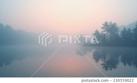 beautiful landscape with the river 130559022