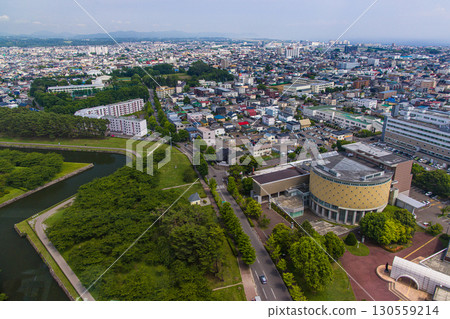 [北海道_函館_五棱郭] 七月塔上眺望 130559214