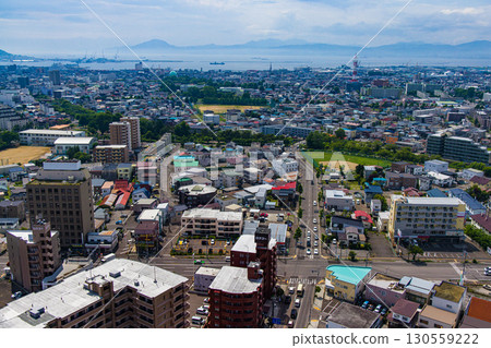 [Hokkaido_Hakodate_Goryokaku] View from the tower July 130559222