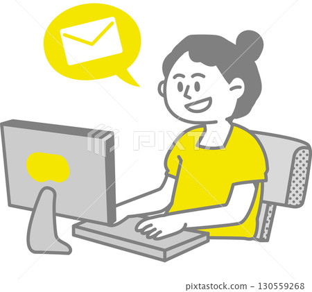 一名職業婦女的例證 130559268