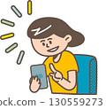 Illustration of a working woman 130559273