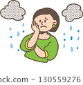 Illustration of a working woman 130559276