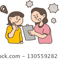 Illustration of a working woman 130559282