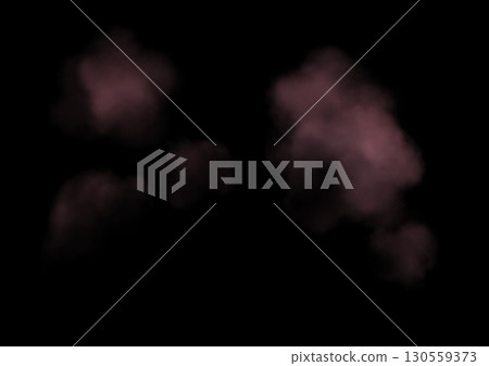 A plum-colored smoke screen that spreads finely 130559373