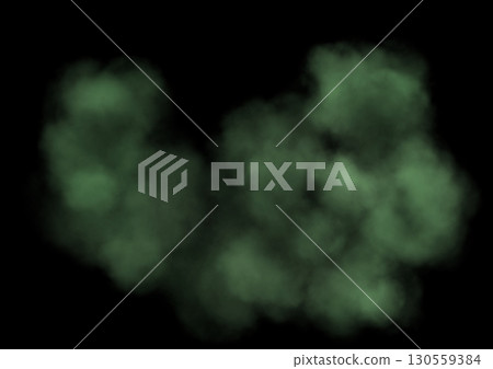 空中瀰漫著抹茶色的煙幕 空中瀰漫著抹茶色的煙幕 130559384