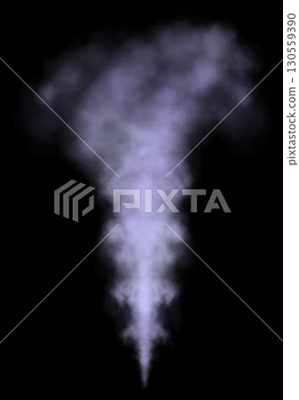 一道猛烈的藍紫色煙幕 130559390