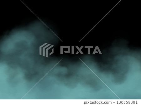 A blue smoke screen rising vigorously from below 130559391