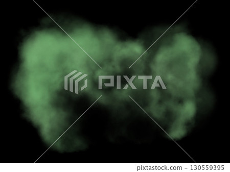 A matcha-green smoke screen spreads outward A matcha-green smoke screen spreads outward 130559395