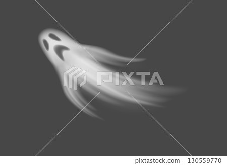 Ghostly Figure Spreading Across Dark Background Ghostly Figure Spreading Across Dark Background 130559770