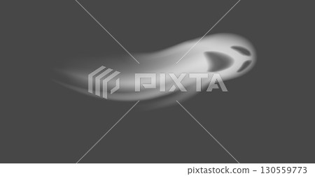 Ghostly Figure on Dark Background Illustration Ghostly Figure on Dark Background Illustration 130559773