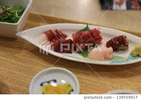 Horse meat sashimi Horse meat sashimi 130559917