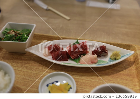 Horse meat sashimi Horse meat sashimi 130559919