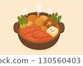Sukiyaki illustration 130560403