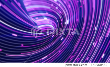 Abstract pink and blue swirling lines with glowing accents and dynamic curves, creating a vivid, modern, and high-energy digital design 130560482