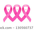 Pink ribbon symbol. 130560737