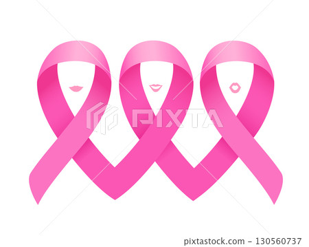Pink ribbon symbol. Pink ribbon symbol. 130560737