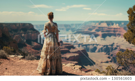 nature canyon female woman lady girl park outdoor nature canyon female woman lady girl park outdoor 130561603