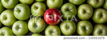 view collection apples grid pattern apple color texture 130561879