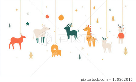 deer general looking at viewer simple background white background standing star no humans 130562015